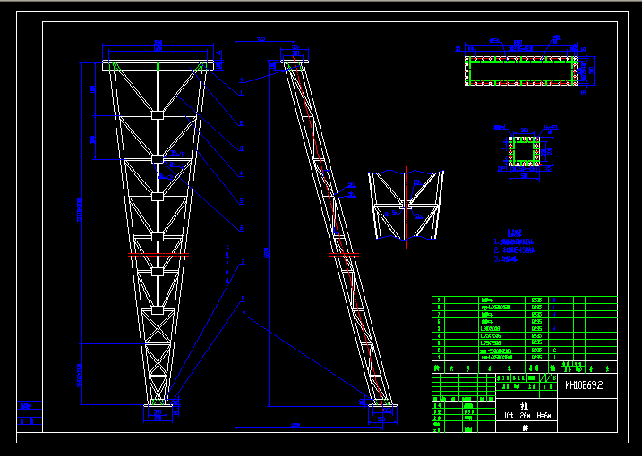 ؙC֧cadD 10t-26m H=6m