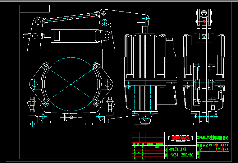 ҺKʽƄ(dng)cadD YWZ4-250-50