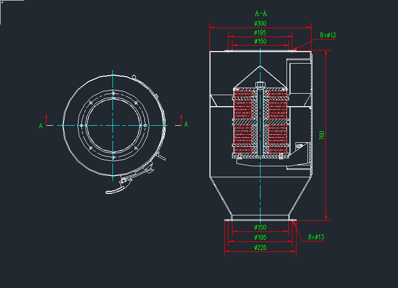 ����ͲTCXT15��ϙCе���򼯈Fcad�D��