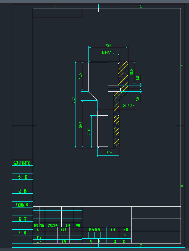 ������M14X1p5CAD�D��