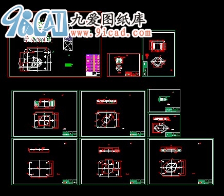 端蓋落料拉深沖孔復合模.rar