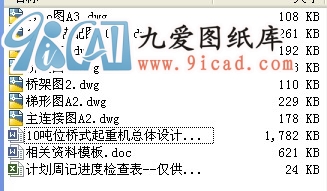 10噸位橋式起重機總體設計